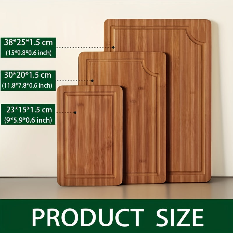 Multi-Functional Solid Wood Chopping Board Set