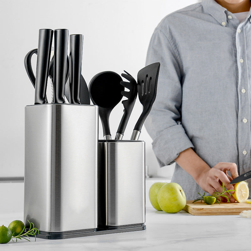 Knife Holder Storage Bucket for Kitchen