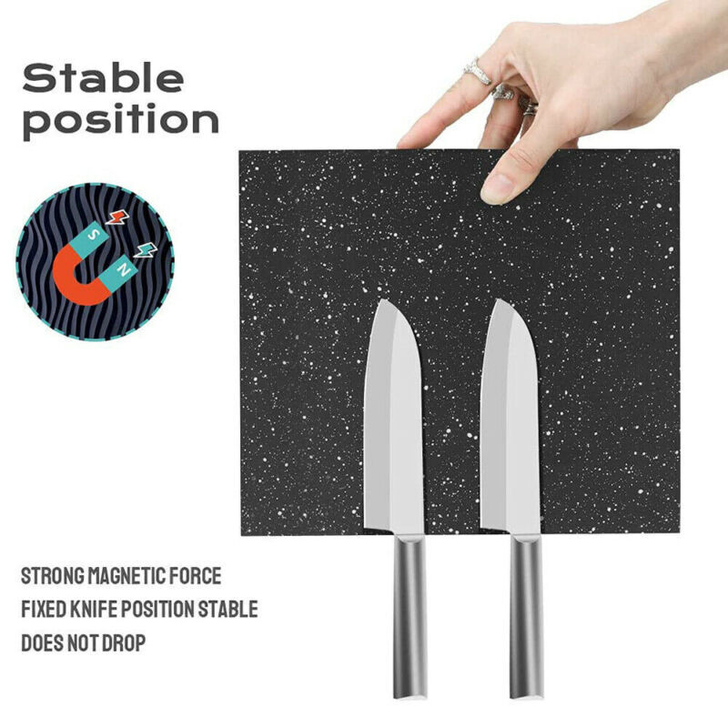 Wooden magnetic knife holder with strong magnetic surface