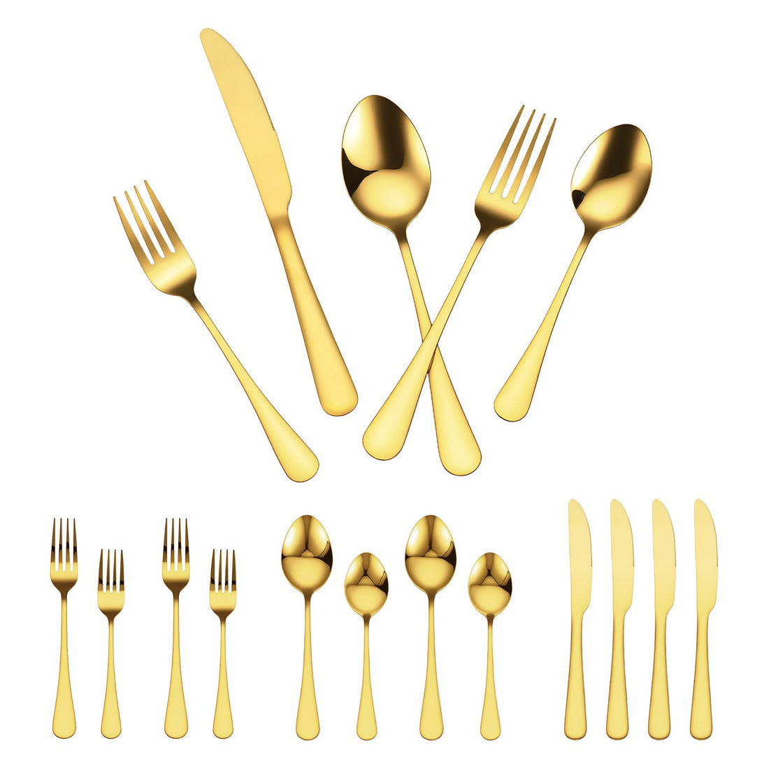 Stainless steel cutlery set