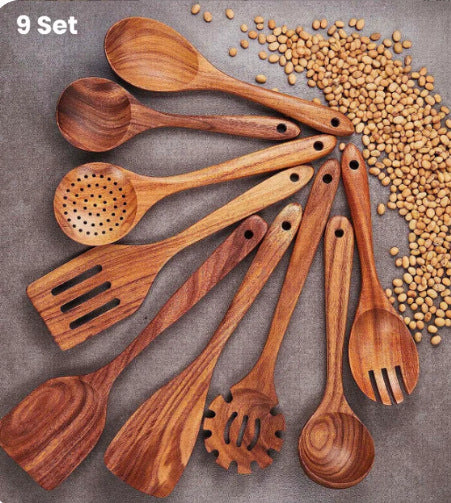 Wooden Spatula Set