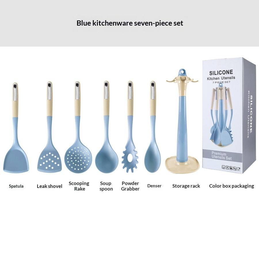 Silicone Kitchen Utensil Set with Spatula