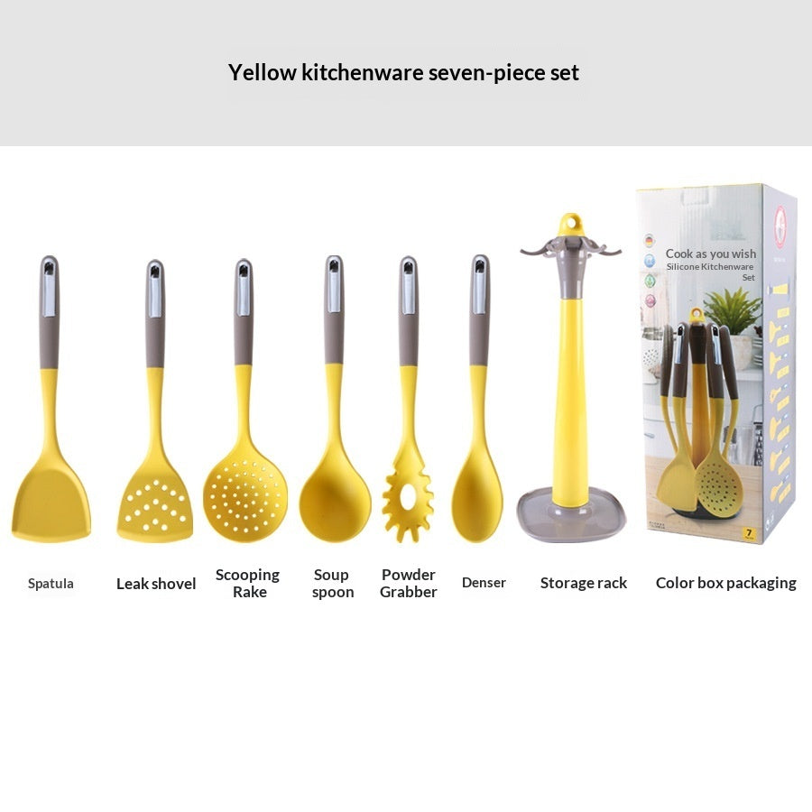 Silicone Kitchen Utensil Set with Spatula