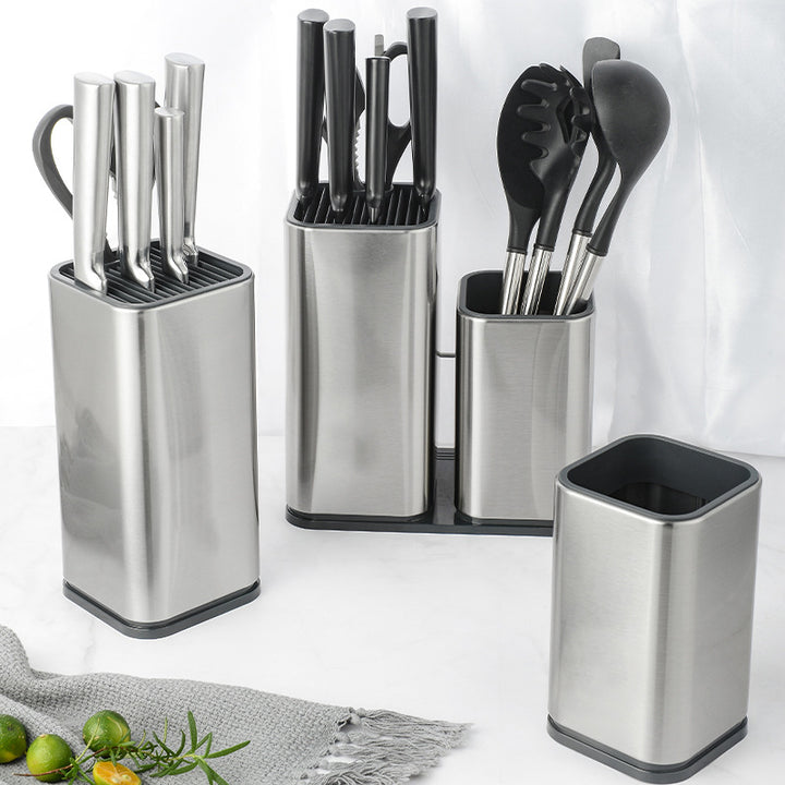 Knife Holder Storage Bucket for Kitchen